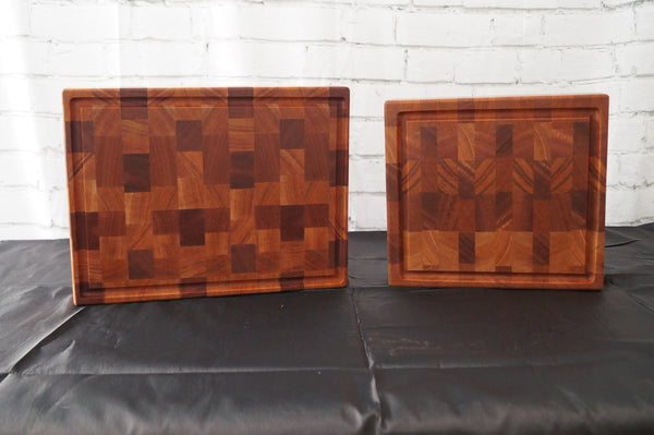 Mahogany End Grain Cutting Boards