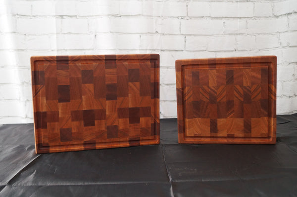 Mahogany End Grain Cutting Boards