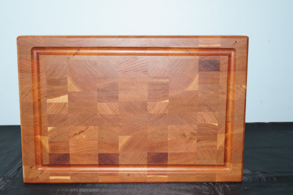Rustic Cherry End Grain Cutting Board
