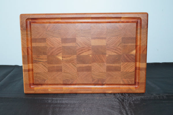 Rustic Cherry End Grain Cutting Board