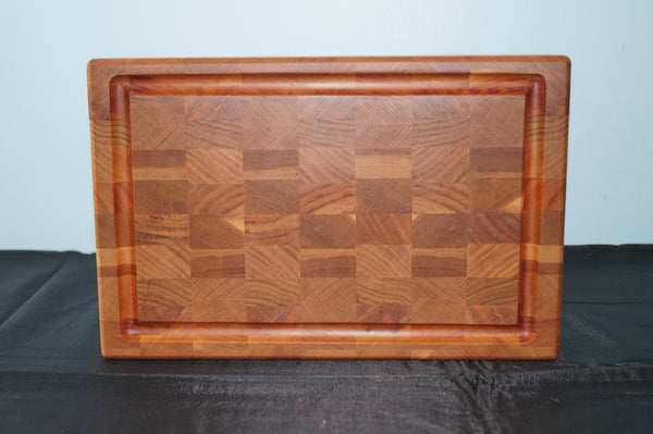 Rustic Cherry End Grain Cutting Board