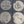 Load image into Gallery viewer, Laser engraved coasters of Libra, Aquarius, Gemini, Aries